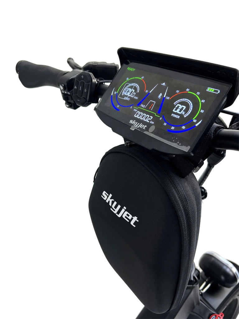 Bicicletta Elettrica GT3 PRO 250W con Freni Idraulici Display XXL e Chiave NFC Nero