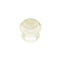 Pomolo fisso per porta SAGUATTI 878/80KB in alluminio bianco lucido