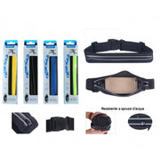 Trade Shop - Marsupio Borsa Con Zip Porta Chiavi Smartphone Mp3 Mp4 Carte Soldi Portafoglio -