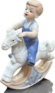 Porseleini figurini per bambini, souvenir, regali, sculture, decorazione per la casa (scivoli)