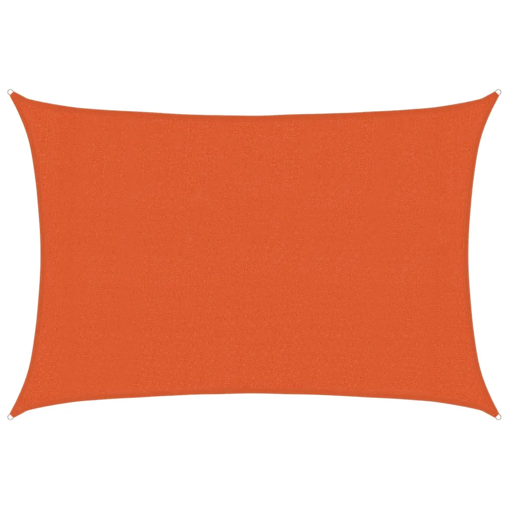 Vela Parasole 160 g/m² Rettangolare Arancione 3x5 m in HDPE 311679
