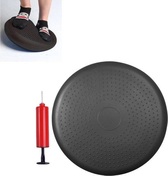 Pompa per Cuscino di Oscillazione per Equilibrio Core con Pompaggio - Allenatore di Stabilità per Miglioramento della Postura e della Condizione Fisica