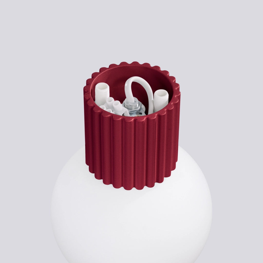 Applique moderna SFERA Pure Lume bordeaux globo IP44 G9