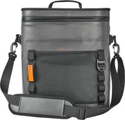 Portatile per birra - 30 bottiglie - Cintura regolabile - Apripet in integrato - Borsa per picnic - Borsa per lavoro al chiuso - Impermeabile e resistente al dirt - Grigio