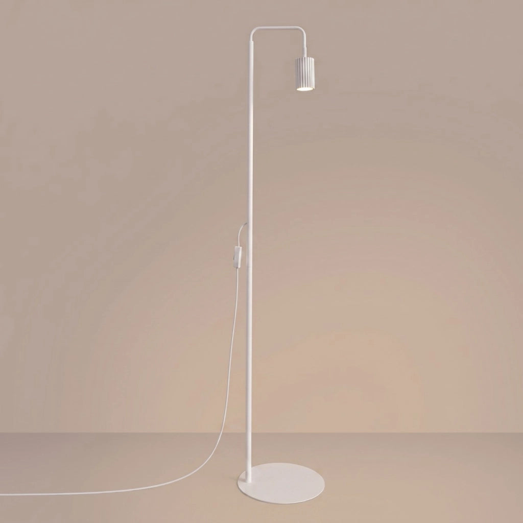 Lampada da terra KARBON 1 bianco