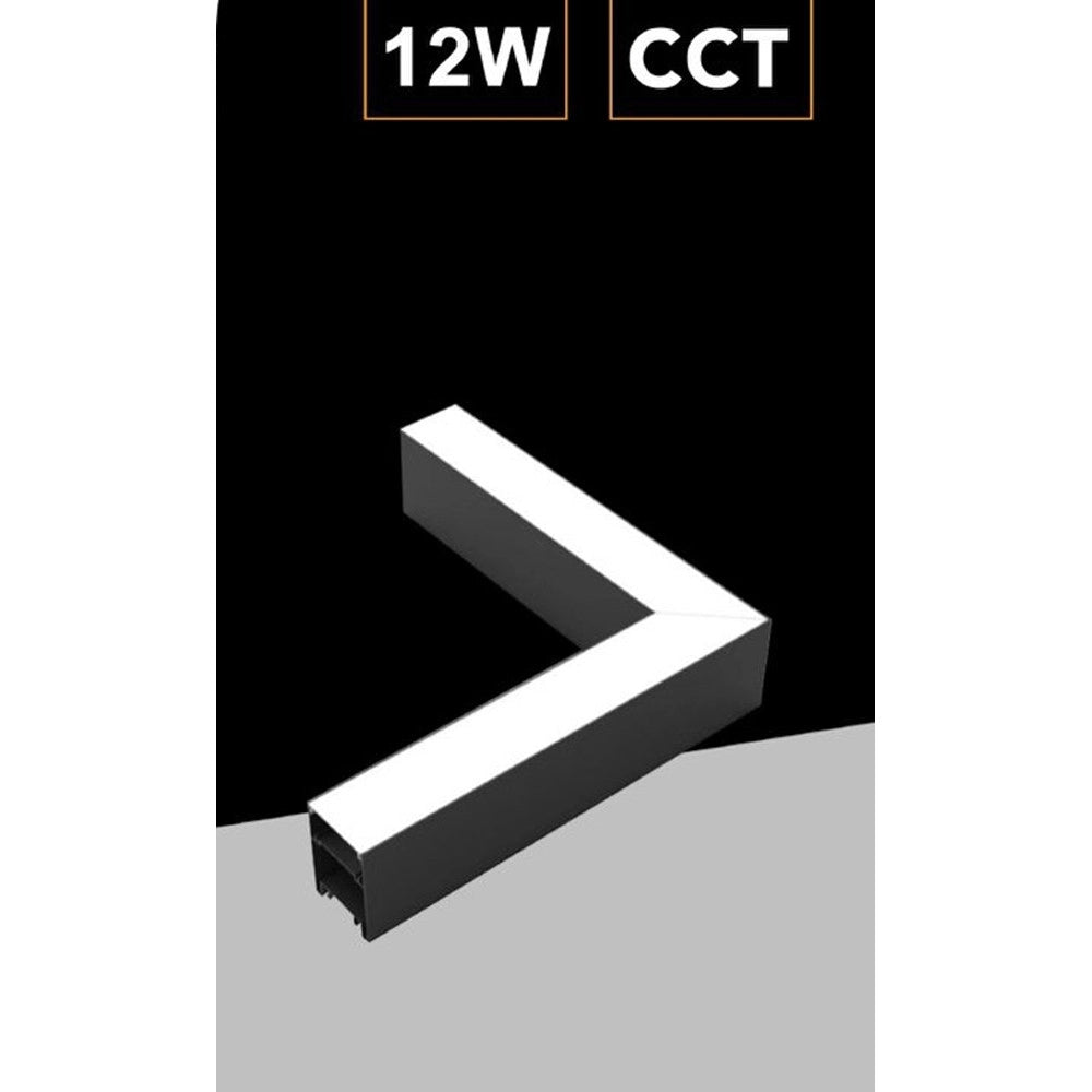 Trade Shop - Lampada Di Raccordo Connettore A L Per Lampadario 12w Luce Selezionabile Cct Ll57-l-3c -