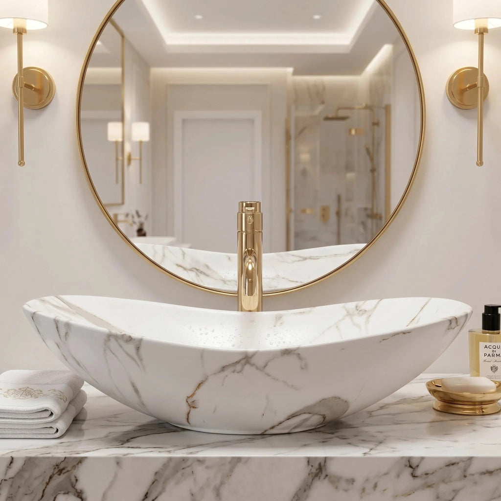 Lavabo Da Appoggio Rea Royal Lava Mat