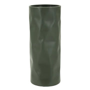 Vaso Decorativo VKH1016, Verde, Metallo, 12x12x30 cm