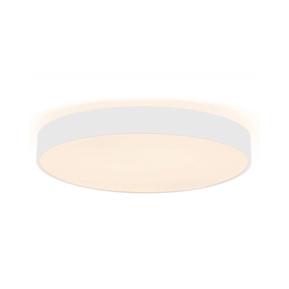 Trade Shop - Plafoniera Rotonda Led 95w Cct 3000k 4000k Lampada 80cm Luce Soffitto Camera 230v - Bianco
