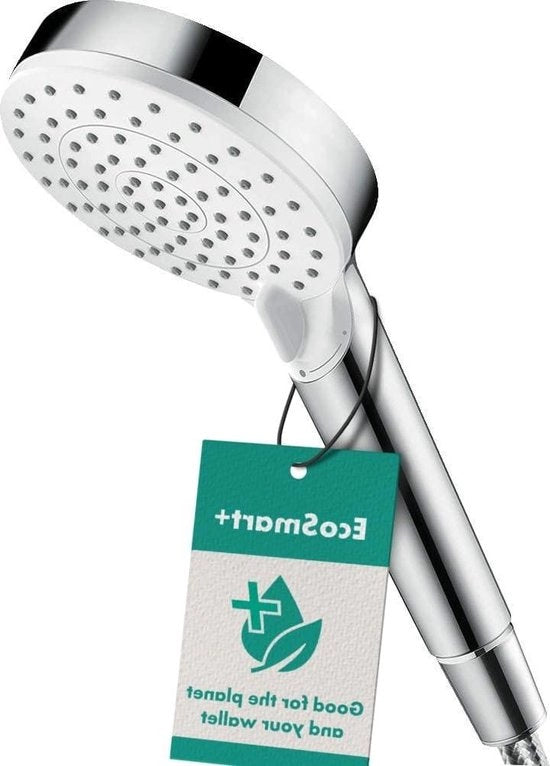 Douchekop idrorisparmiatore - maniglia da bagno rotonda con funzione anticorrosione - Ø 100 mm - 26336400