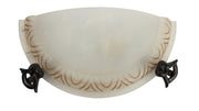 Plafoniera Candellux GIO E27 30cm bianco patina vetro