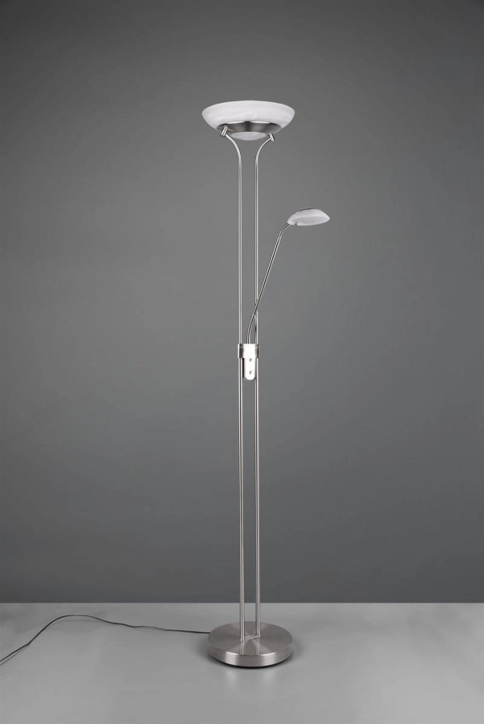 Lampada da terra LED ORSON argento dimmer touch RL