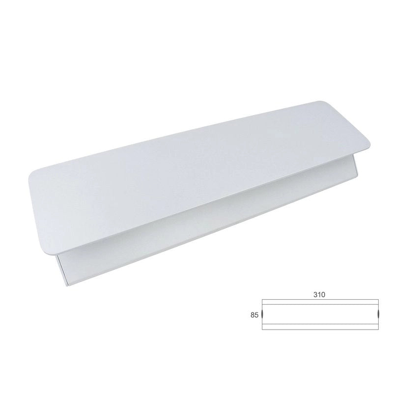 Applique Led Da Parete Modello Louise Italian Design Moderna 12W Orientabile Bianco Neutro 4000K