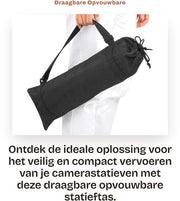 Tas per Fotocamera Oxford-stoffa - Opvougbile - Leggero - Duraturo - Adatto per Monopodi - Dimensioni 55cm