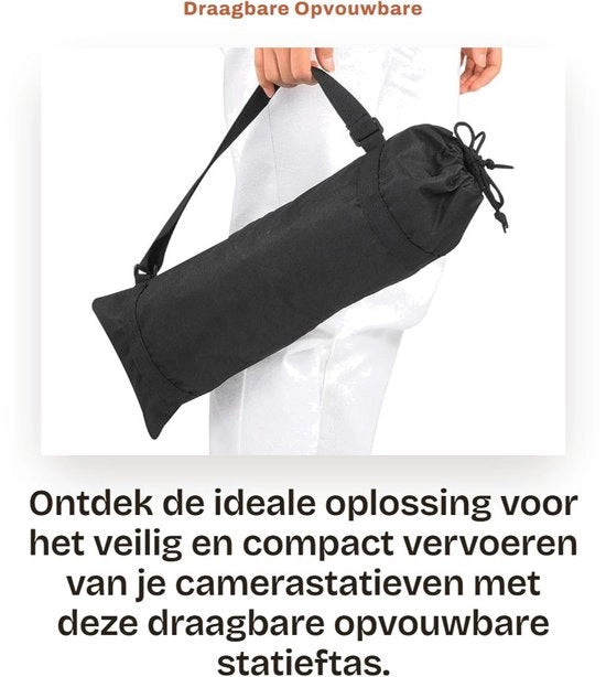 Tas per Fotocamera Oxford-stoffa - Opvougbile - Leggero - Duraturo - Adatto per Monopodi - Dimensioni 55cm