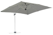 Ombrellone da Giardino Decentrato in Alluminio 3x3m Vorghini Grigio Chiaro