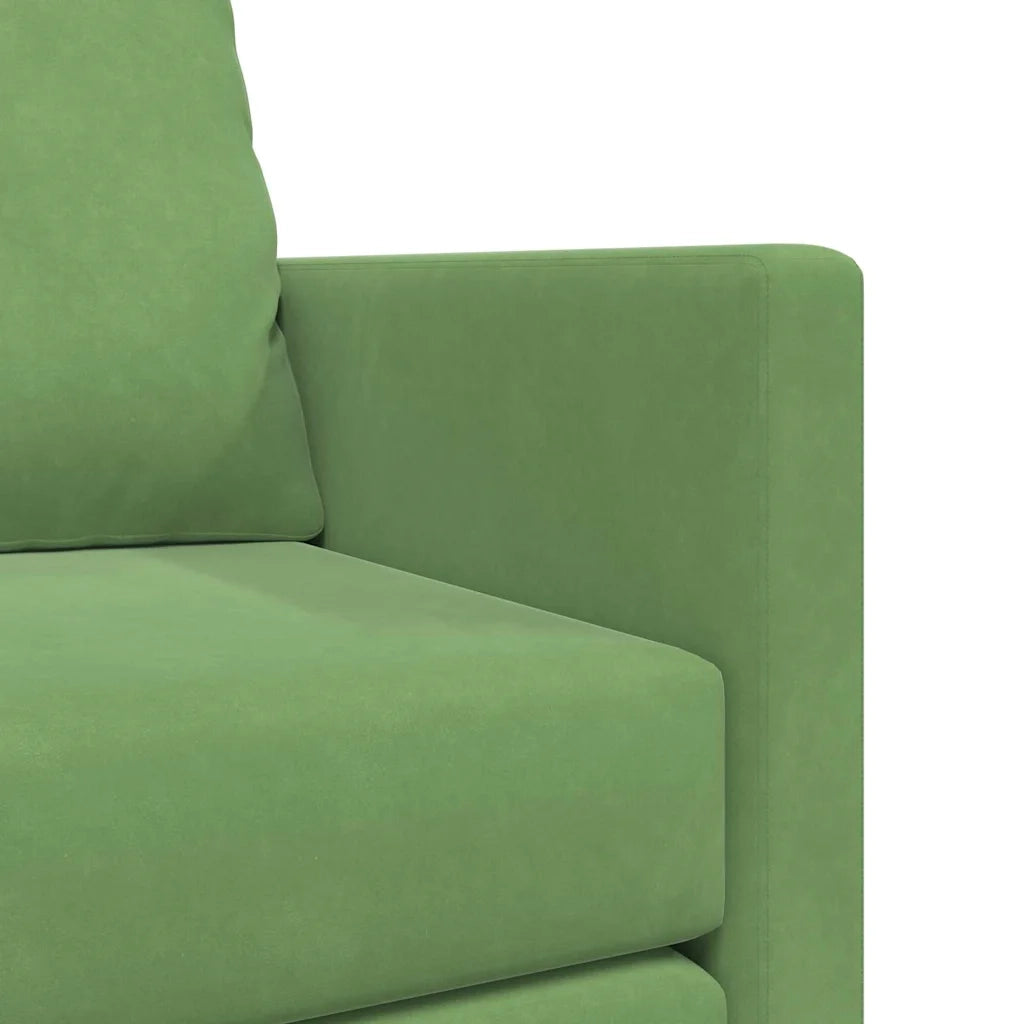 Divano letto Verde chiaro 204 x 122 x 60 cm Velluto 42007951