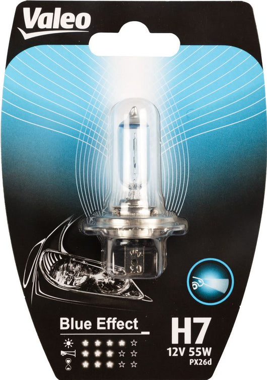 H7 lampada singola auto 12V 55W Blue effect attacco PX26d