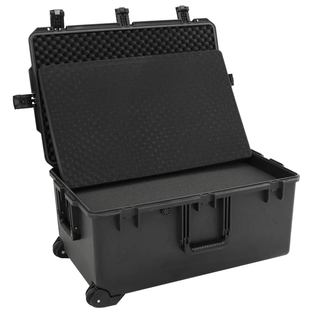 vidaXL Valigetta da Volo Portatile Nera 79,5x52x39 cm in PP