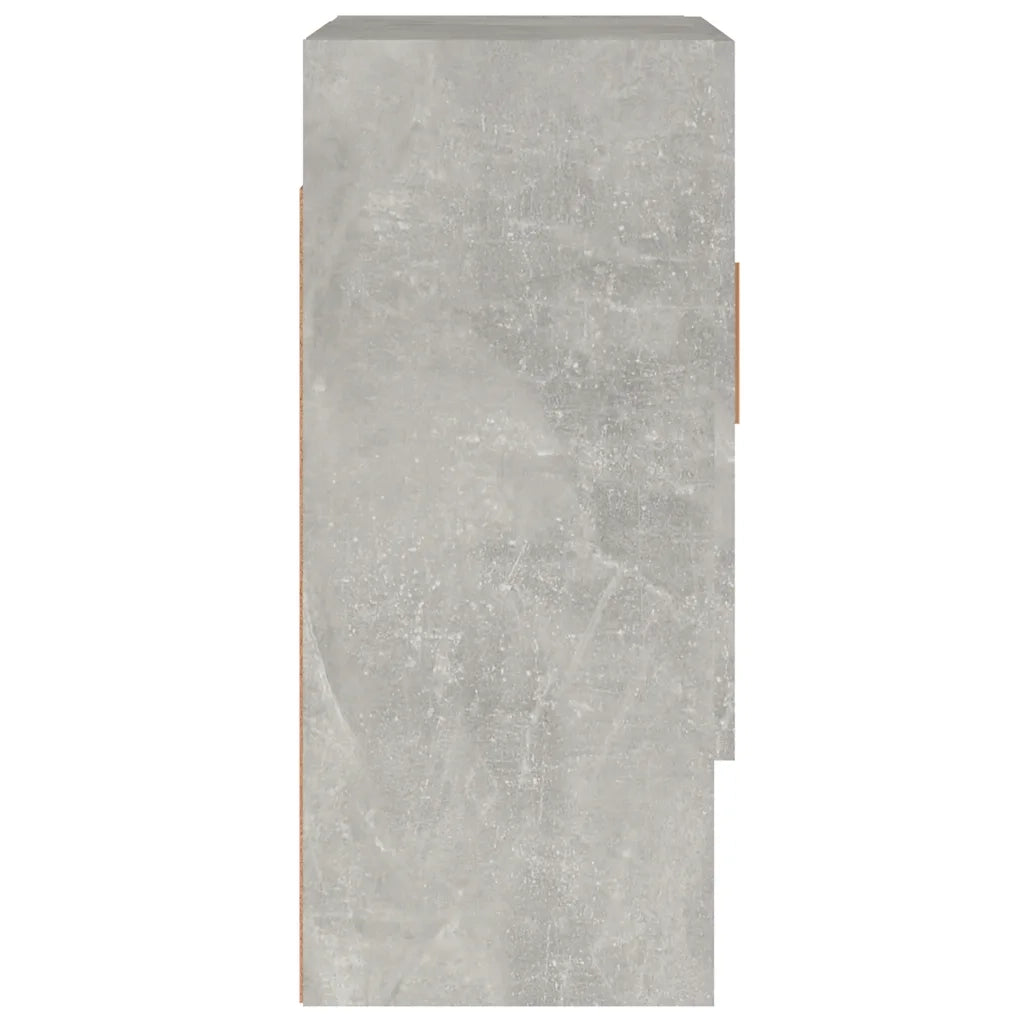 Armadietto a Muro Grigio Cemento 60x31x70 cm Legno Multistrato 812874