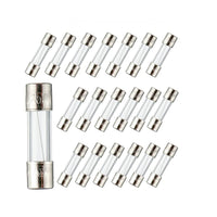 Assortimento fusibili in vetro 20 pz per tipo 5A/1A/2A/3A/4A/5A/8A/10A/15A/20A