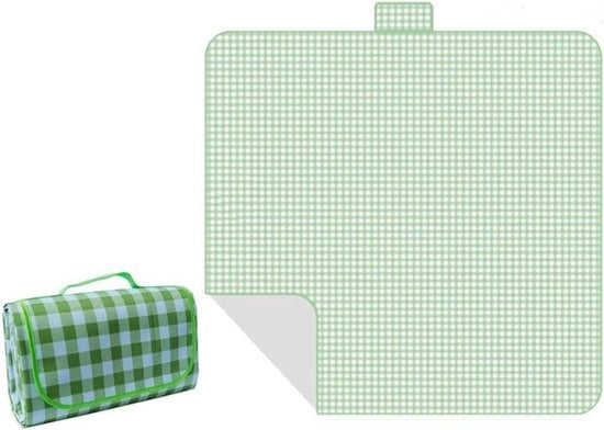 Pavillone impermeabili per picnic - tenda da picnic pieghevole per escursioni portatili - asciugamano da picnic per esterno - campeggio e viaggi - 200x200 cm (verde)