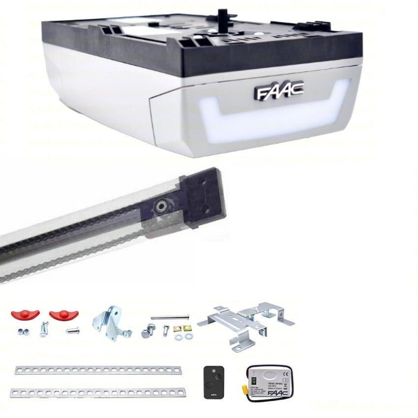 FAAC DOLPHIN KIT 24V PORTA GARAGE BASCULANTE SEZIONALE MOTORE 24V + GUIDA 3.2M