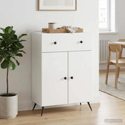 Credenza Bianco Lucido 66 x 34,5 x 90 cm Legno ingegnerizzato 895559