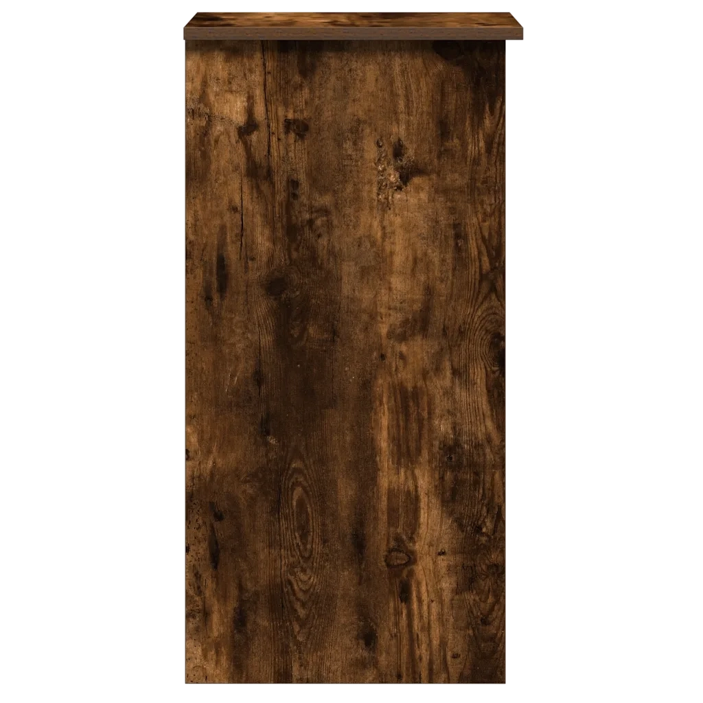 Scrivania Mensole Rovere Fumo 84x40x78 cm Legno Multistrato 860449