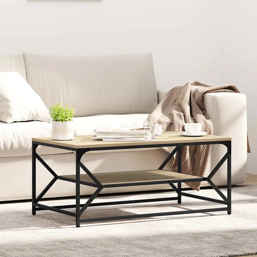 Tavolino da salotto Rovere Sonoma 90 x 50 x 40 cm 868232
