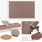 Tappeto da bagno 40x60 cm con struttura porosa e superficie antiscivolo lavabile