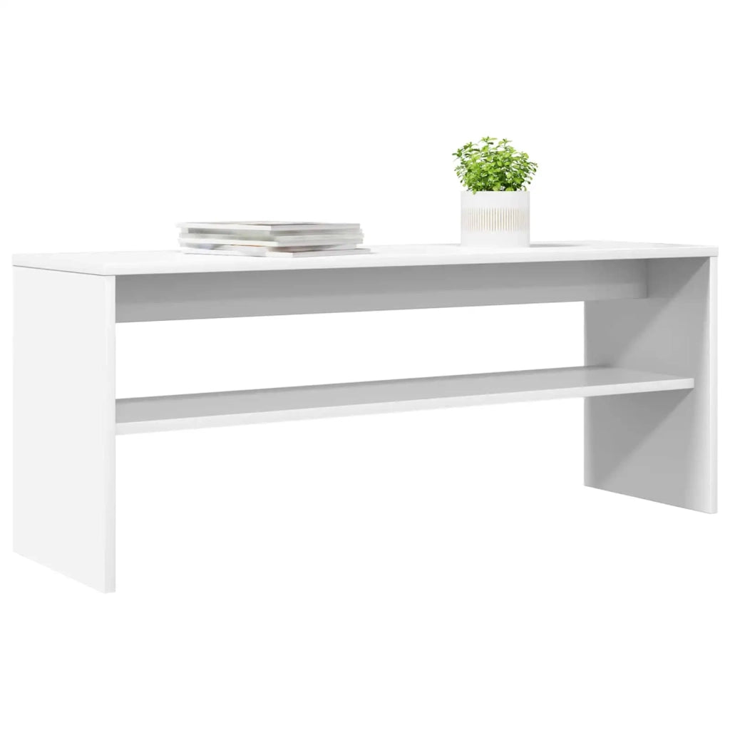Mobile TV 100 x 30 x 40 cm Bianco Legno ingegnerizzato 8000332