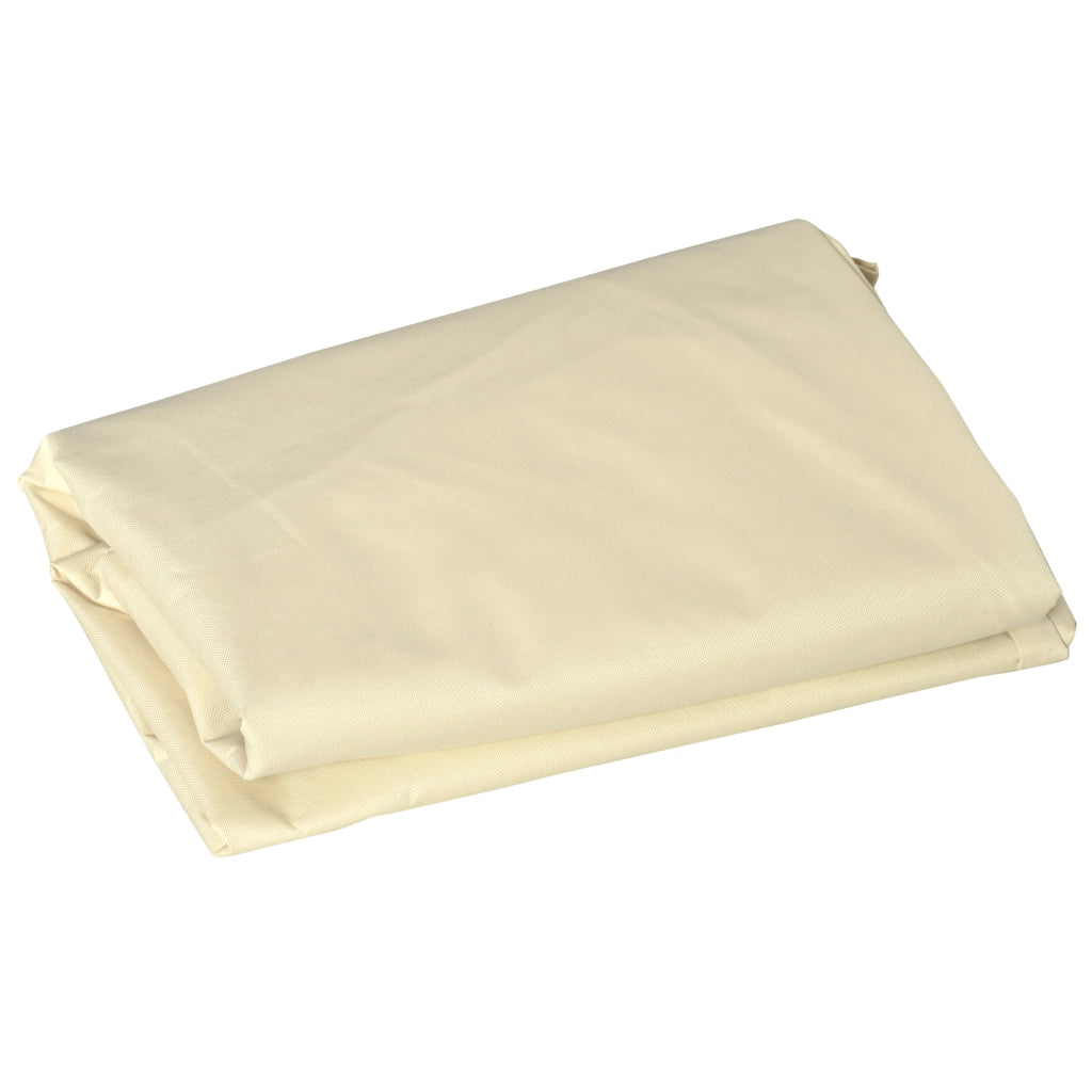 Funda per divano da giardino 2 posti ¨C zephmum ¨C crema, tessuto Oxford 600D, 140x84x56/94 cm
