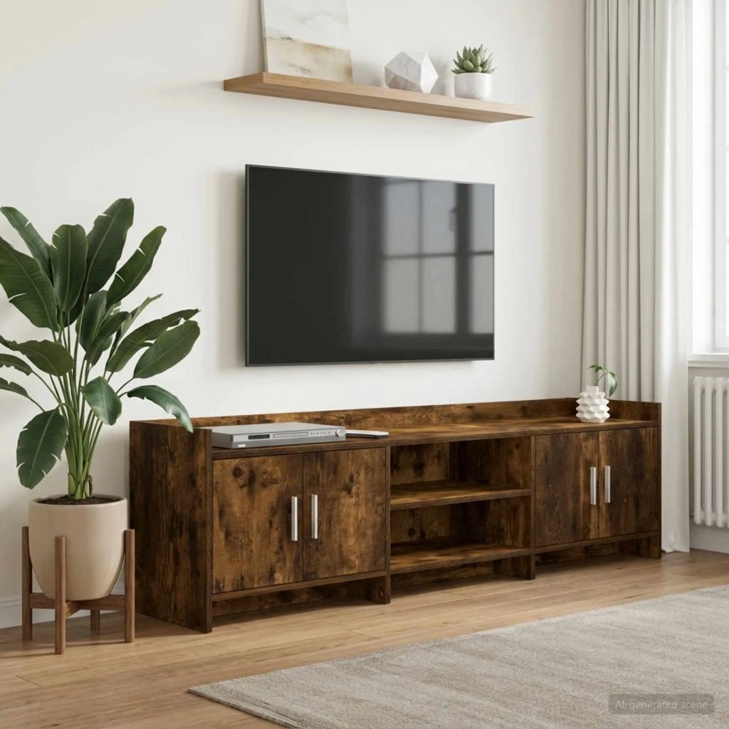 Mobile TV 168 x 33 x 47 cm Rovere Fumo Legno ingegnerizzato 8011183