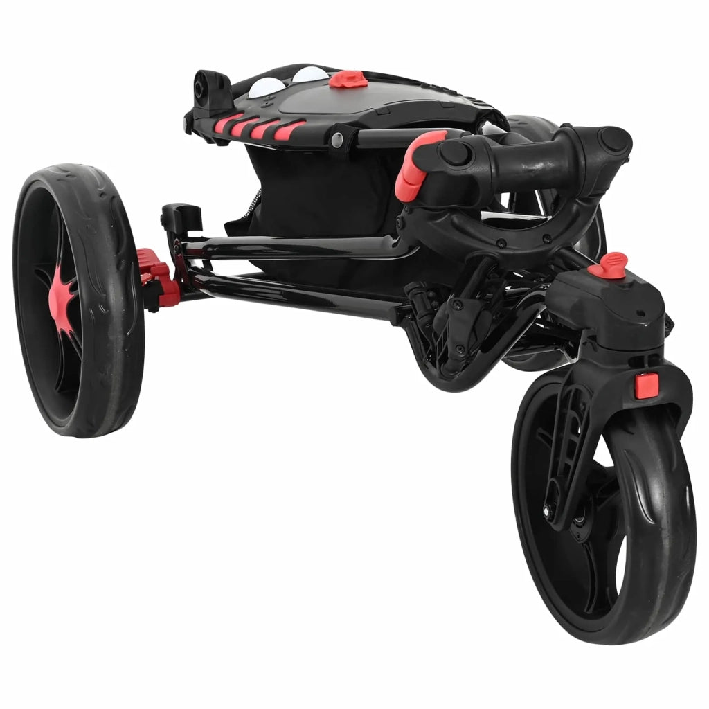 Carrello da golf Nero 110 x 60 x 132 cm Ferro CFW5695523