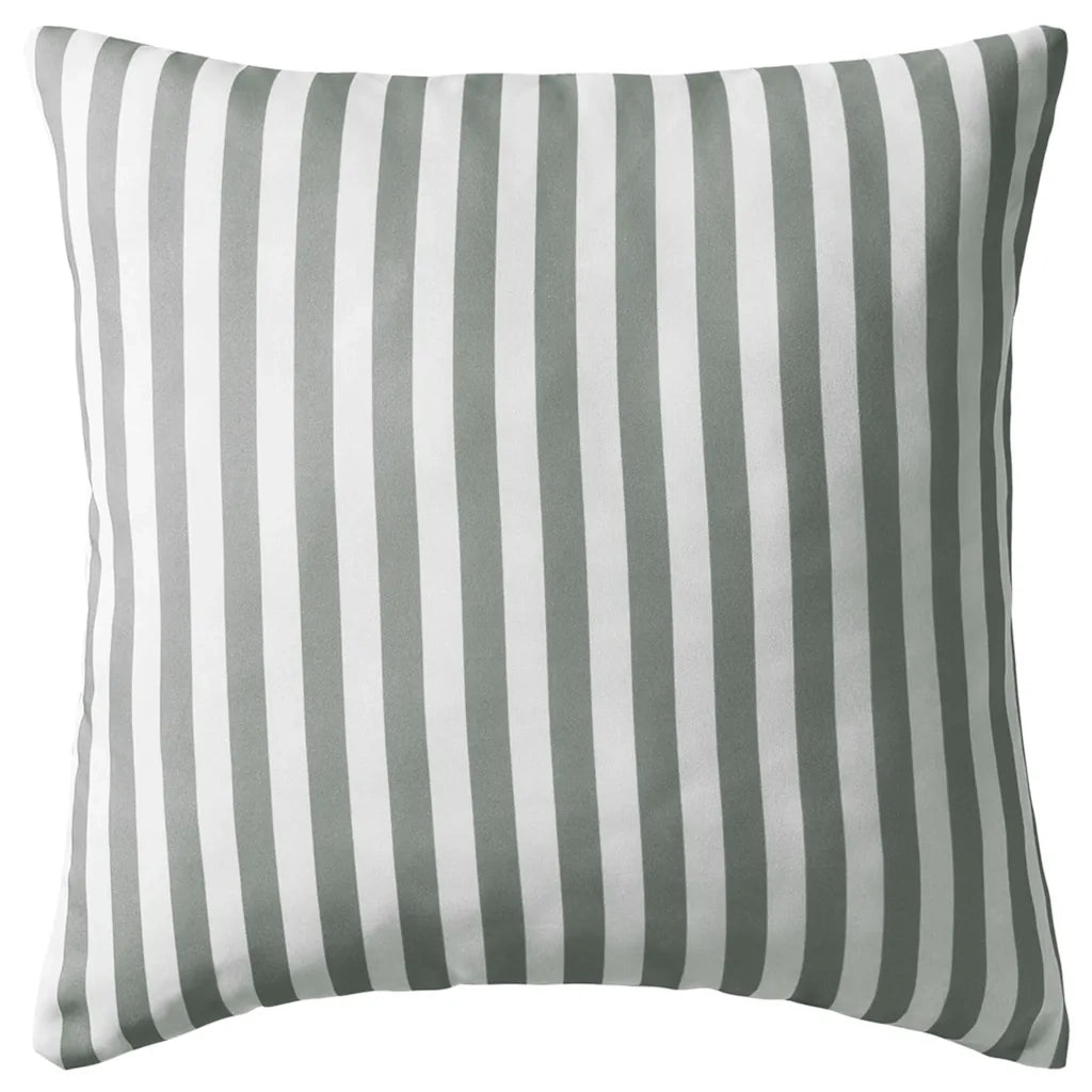 Cuscini da Esterno 4 pz Stampa a Righe 45x45 cm Grigi CFW3279928