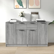 Credenze 2 pz Grigio Sonoma 60x30x70 cm in Legno Multistrato 3115818
