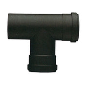 RACCORDO A T P/STUFA A PELLET ATTACCO FFM D  8 CM NERO OPACO  1 PZ