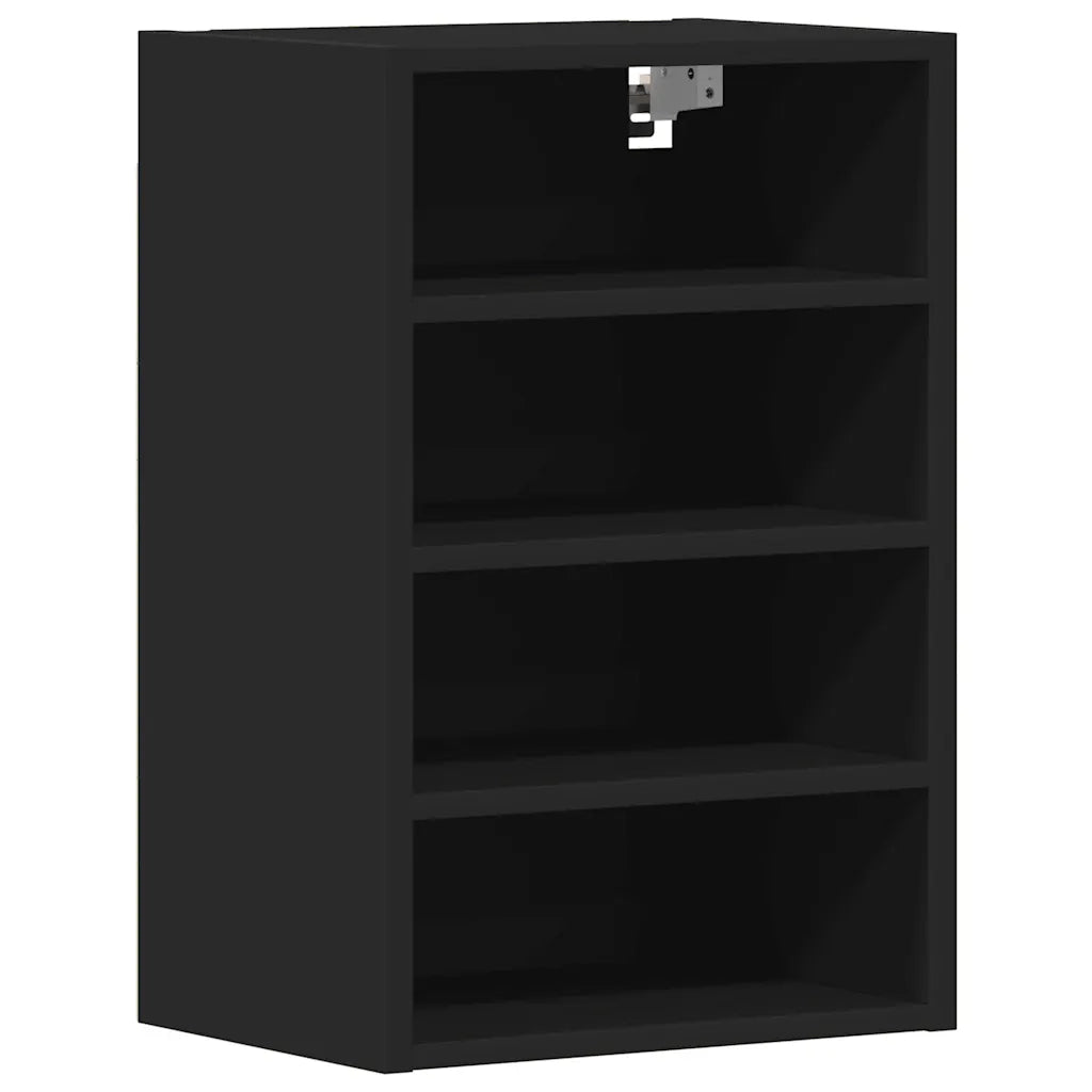 Mobile Pensile “Riga” Nero 40x29,5x60 cm in Legno Multistrato 854176