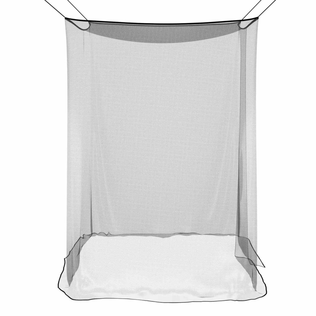 Zanzariera per letto 156 maglia 3 pcs Nero Poliestere 42033573