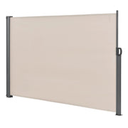 Capottina parasole parasole in metallo e poliestere 180 x 300 cm beige 03_0001102