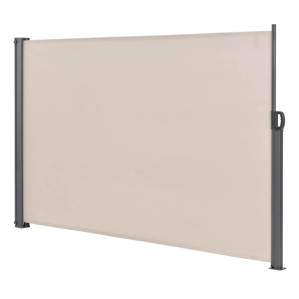 Capottina parasole parasole in metallo e poliestere 180 x 300 cm beige 03_0001102