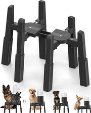 Pavimento per Cani Elevato con Regolazione della Base - Posizione Stabile e Antiscivolo per il Cibo per Cani di Dimensioni Grande, Media e Piccola.