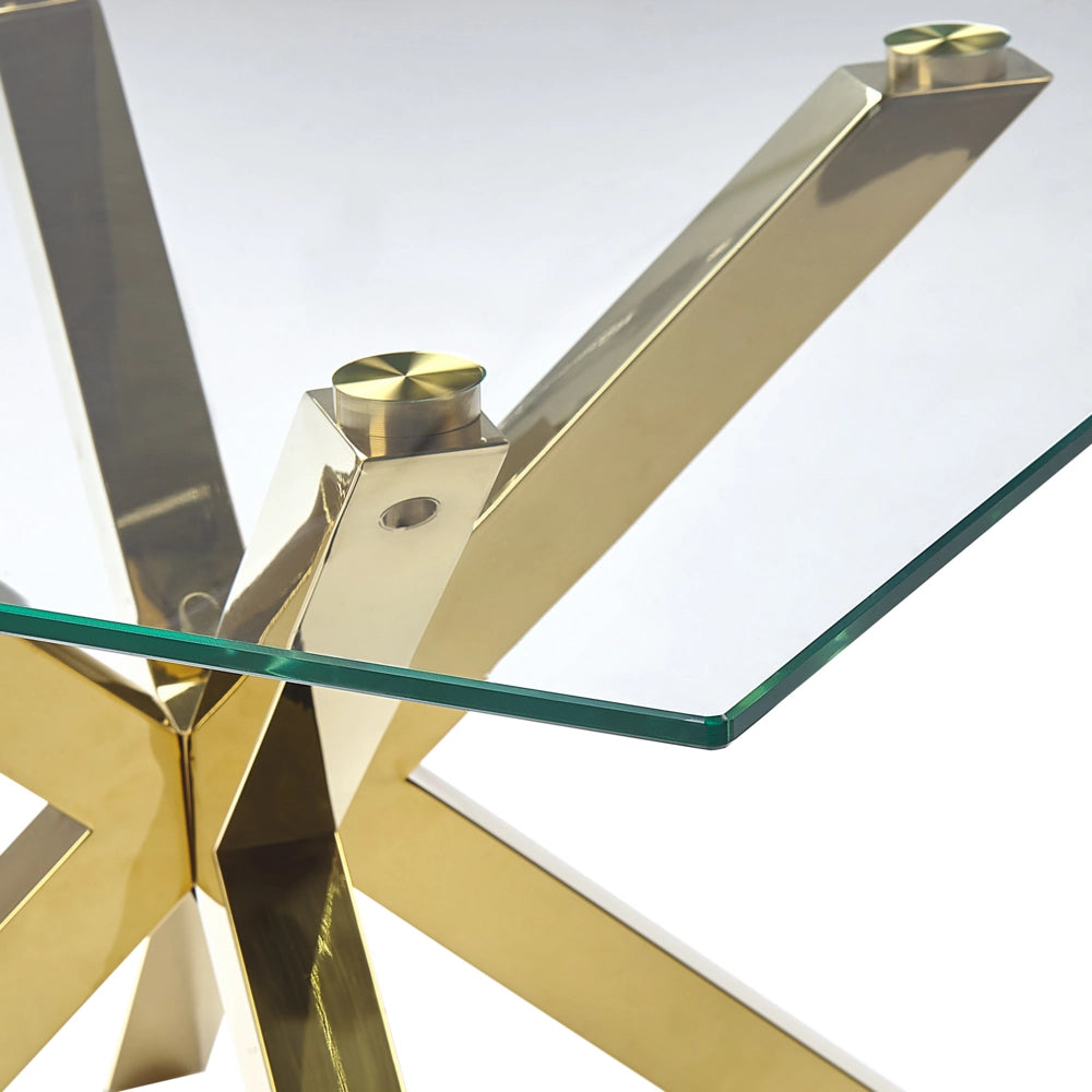 Tavolino Effetto Legno Chiaro ⌀ 70 cm Piano in Vetro Tavolino Rotondo Salotto Moderno