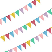 Set di nastri da appendere per festa di compleanno - 4 metri di tessuto impermeabile in colori arcobaleno.