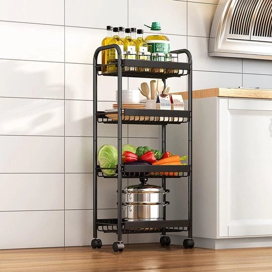 Carrello cucina nero