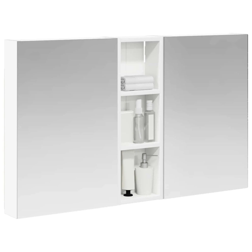Set di Armadi da Bagno con porta 3 pcs 100 x 10,5 x 60,5 cm 3403696