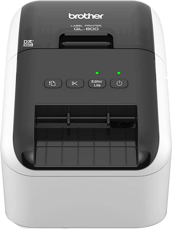 Brother QL-800 stampante per etichette (CD) Termica diretta A colori 300 x 600 DPI 148 mm/s Cablato DK