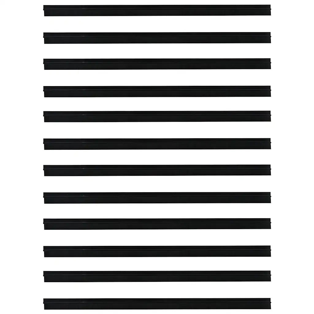Spazzole per porte autoadesive 12 pcs Nero 100 cm 42019566
