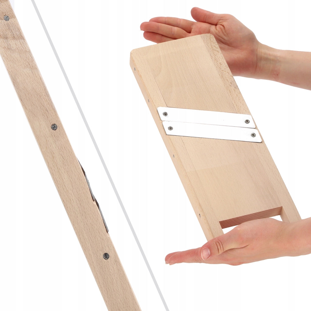 Grattugia manuale in legno KADAX per cavolo, verdure e cetrioli, 35 cm